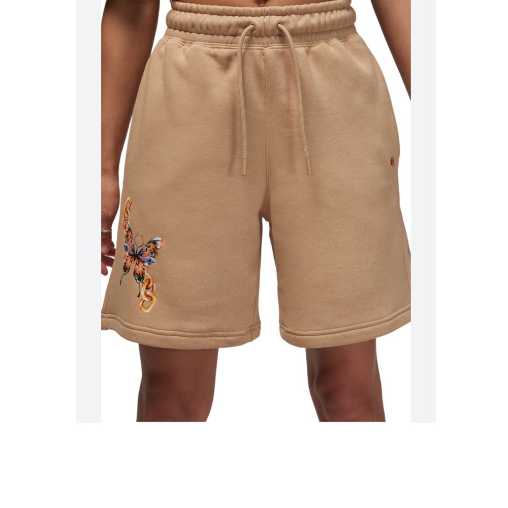 Jordan Moss Brooklyn Fleece Shorts Desert Butterfly Artist Series Size S